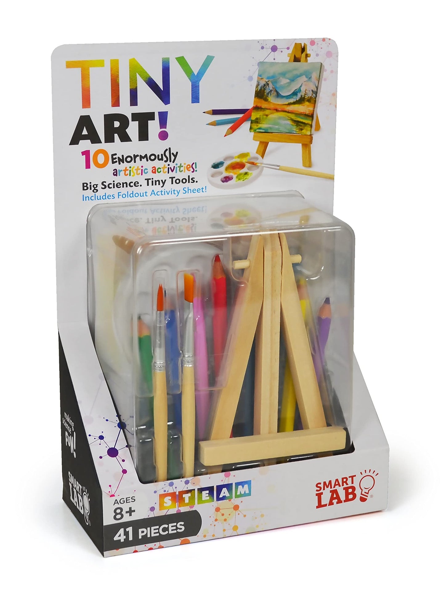 SmartLab Toys Tiny Art! - 10 Enormously Artistic Activities. Big Science. Tiny Tools, Multi