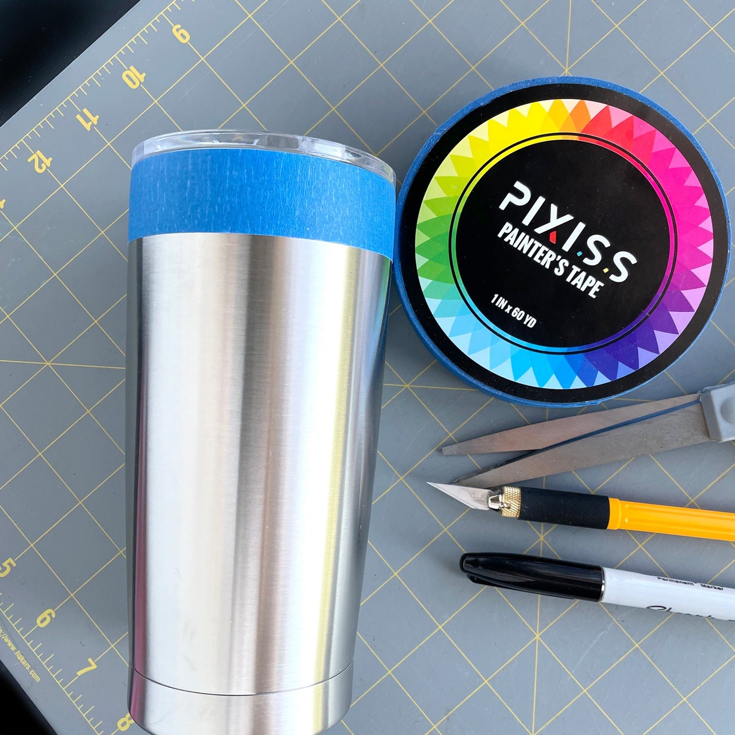 PIXISS Crafting Tape - 60 Yards / 1" Wide