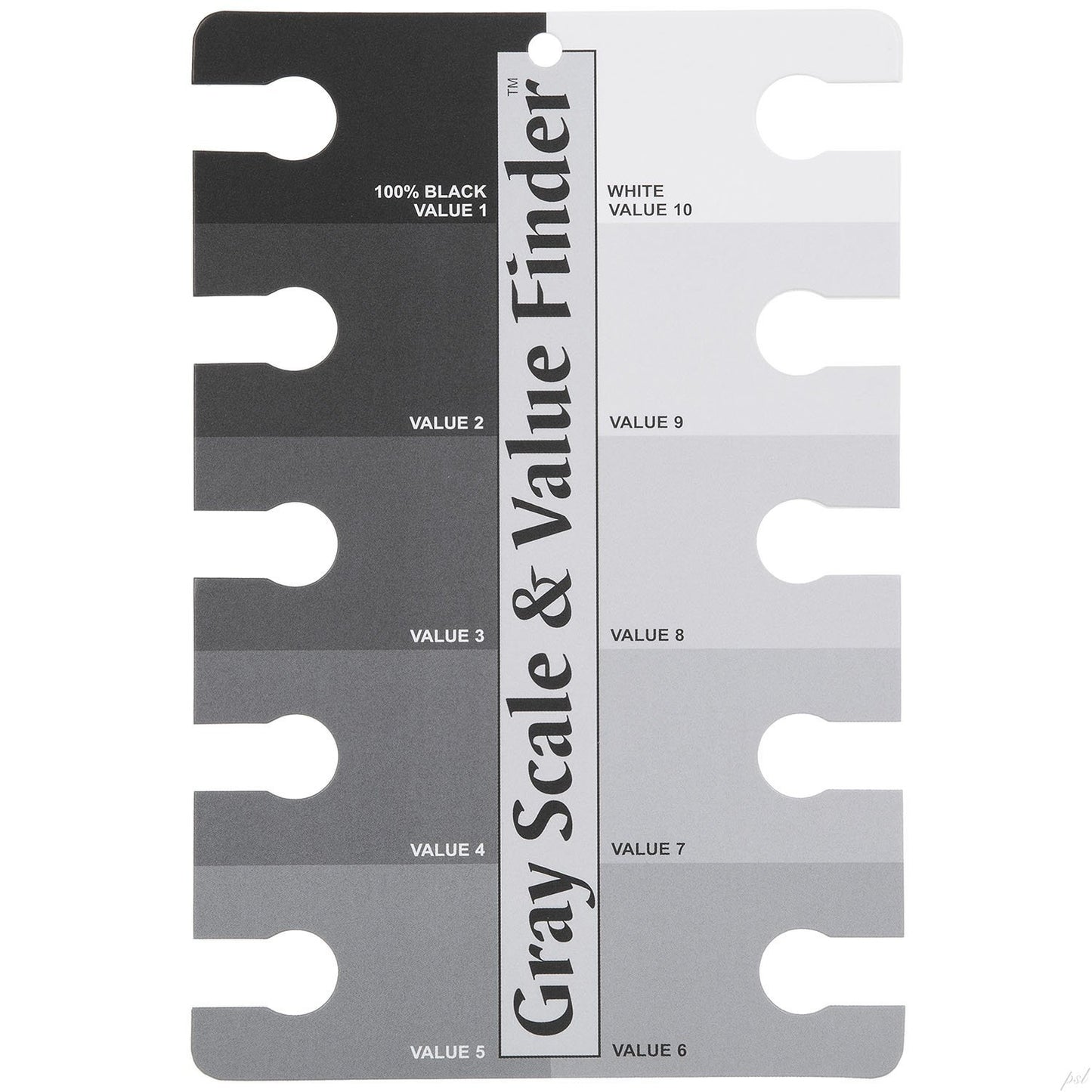 Color Wheel Pocket Guide with Gray Scale Value Finder - for both the amateur and professional artists by ASW