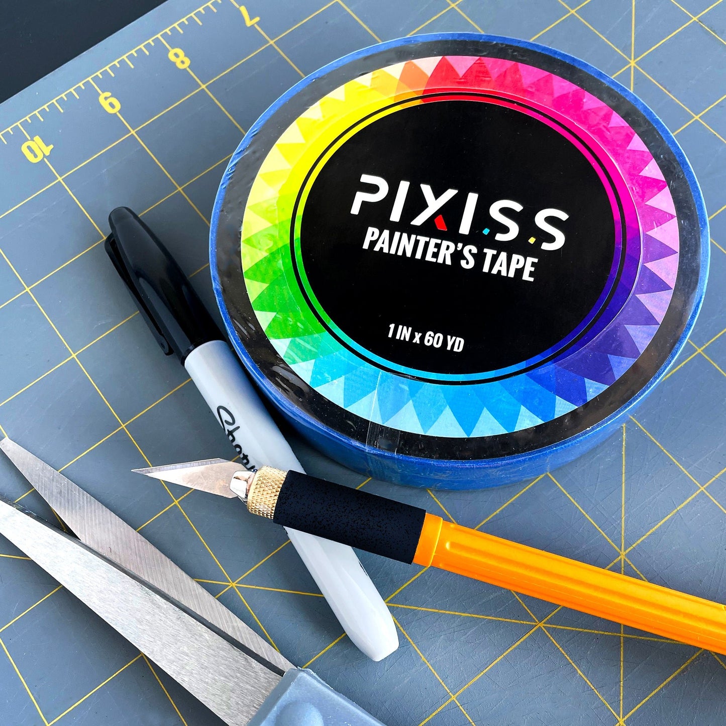 PIXISS Crafting Tape - 60 Yards / 1" Wide