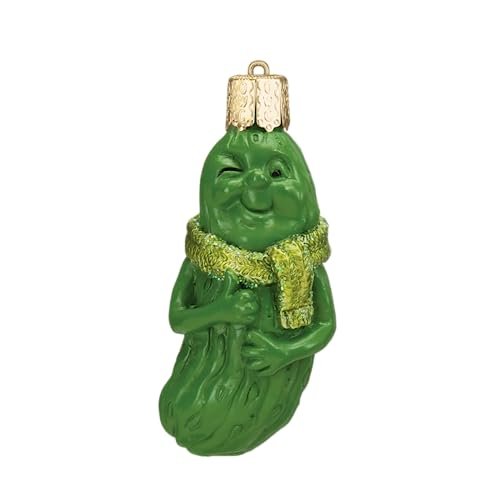 Old World Christmas Go Pickle! Glass Blown Ornament for Christmas Tree