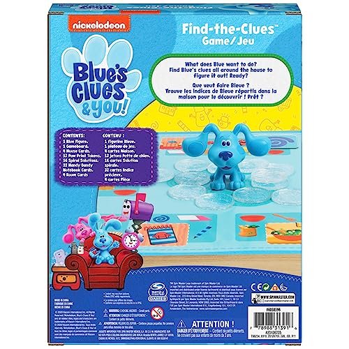 Blue's Clues Find The Clues, Matching Board Game, for Families and Kids Ages 3 and up