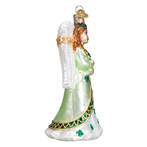 Old World Christmas Collection Glass Blown Ornaments for Christmas Tree Irish Angel
