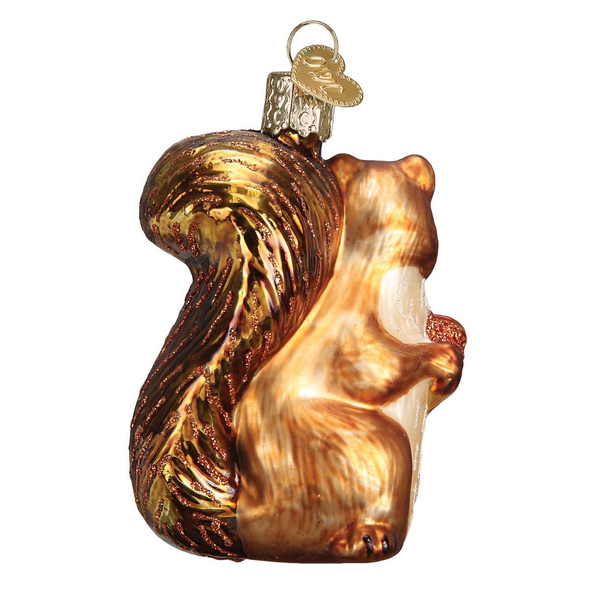 Old World Christmas Squirrel Wildlife Animals Glass Blown Ornaments for Christmas Tree