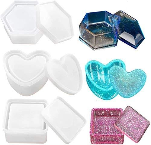 PIXISS Jewelry Box Resin Molds Kit