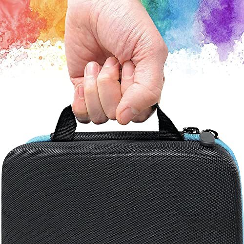 Pixiss Model Paint Storage Case - Acrylic Paint Organizer Holder Tray Works with Round Top Hobby Paint Brands - Pixiss Model Accessory Kit for Gundam Model Assemble Building - Miniature Paint Organizer Case
