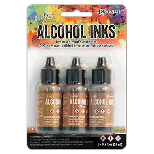 3Pk Holtz Alcohol Ink 1/2oz Cabin Cupboard Color Kit