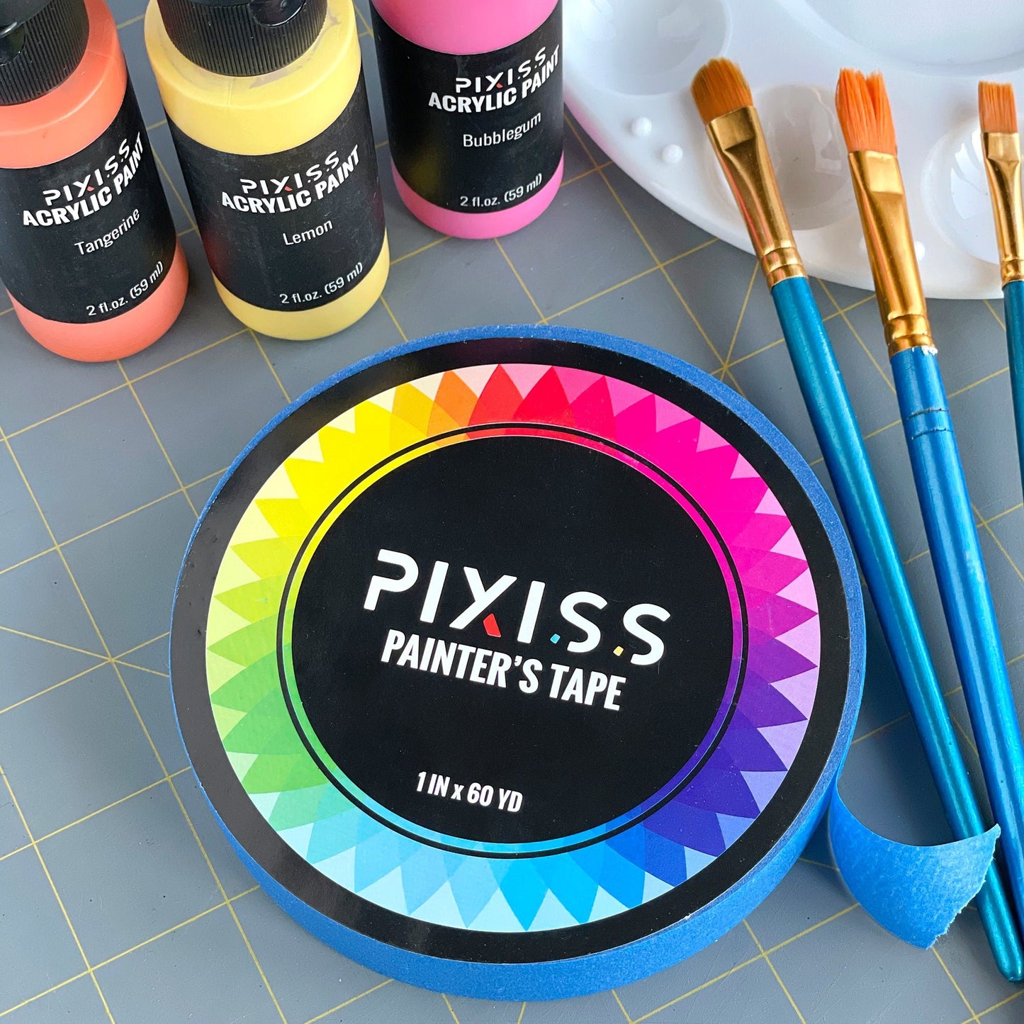 PIXISS Crafting Tape - 60 Yards / 1" Wide