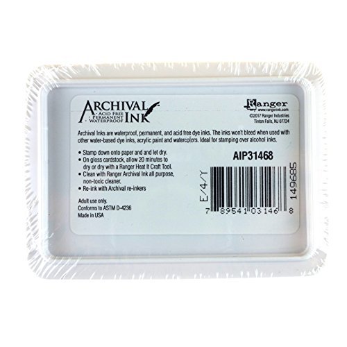 Ranger AIP-31475 Archival Inkpad, Library Green