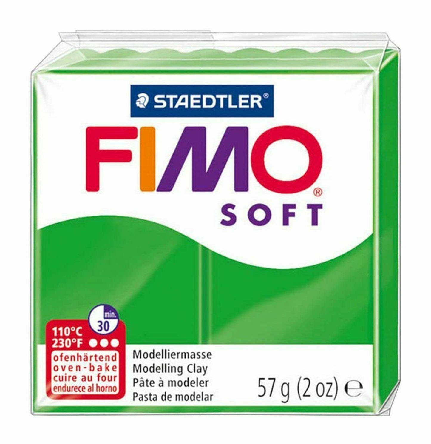 FIMO Staedtler Soft Polymer Oven Modelling Clay - Cool Tones - Set of 6
