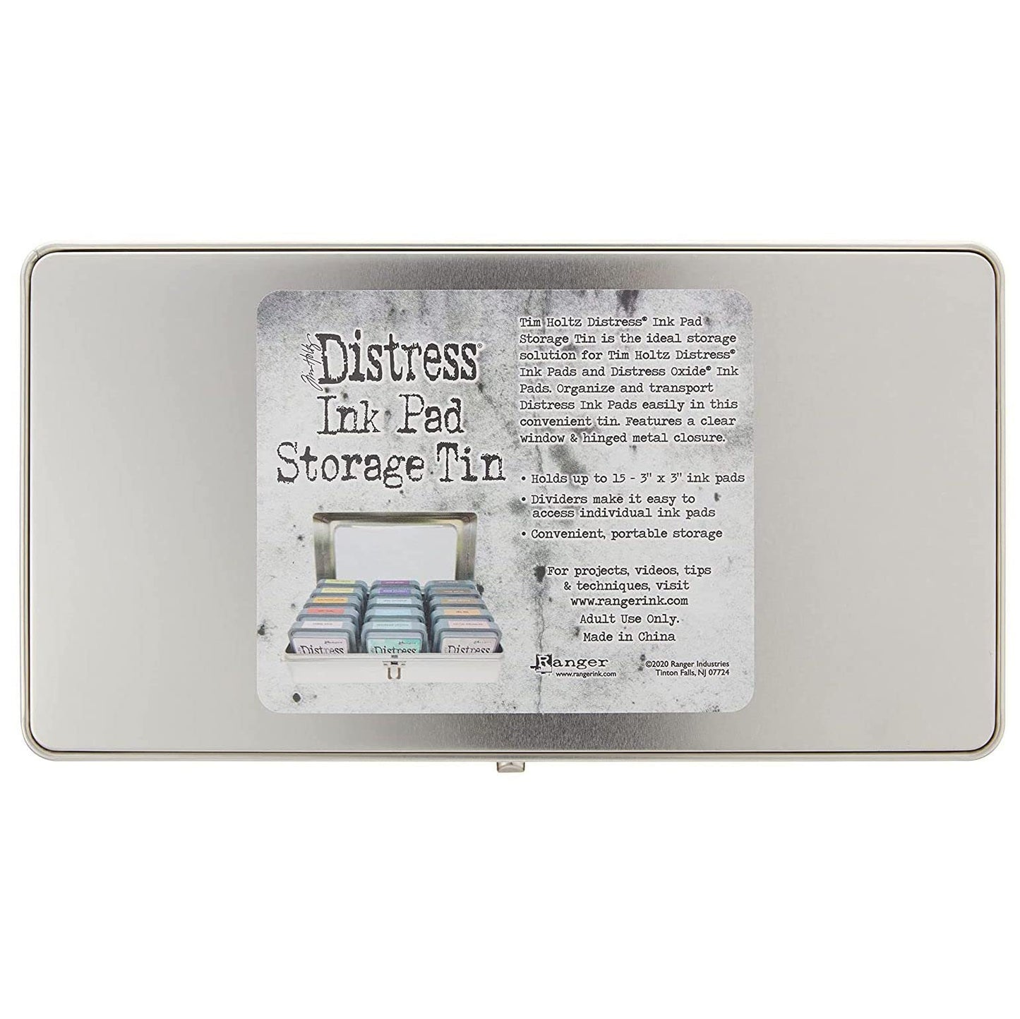 Tim Holtz - Ranger Distress Ink PAD TIN, Grey