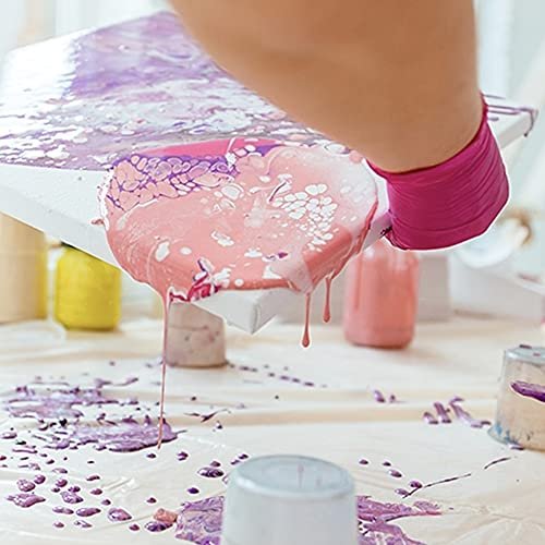 Floetrol Pouring Medium for Acrylic Paint Quart | Flood Flotrol Additive | 20x 10-Ounce Disposable Mixing Cups for Paint, Stain, Epoxy, Resin | 20x Pixiss Wood Mixing Sticks