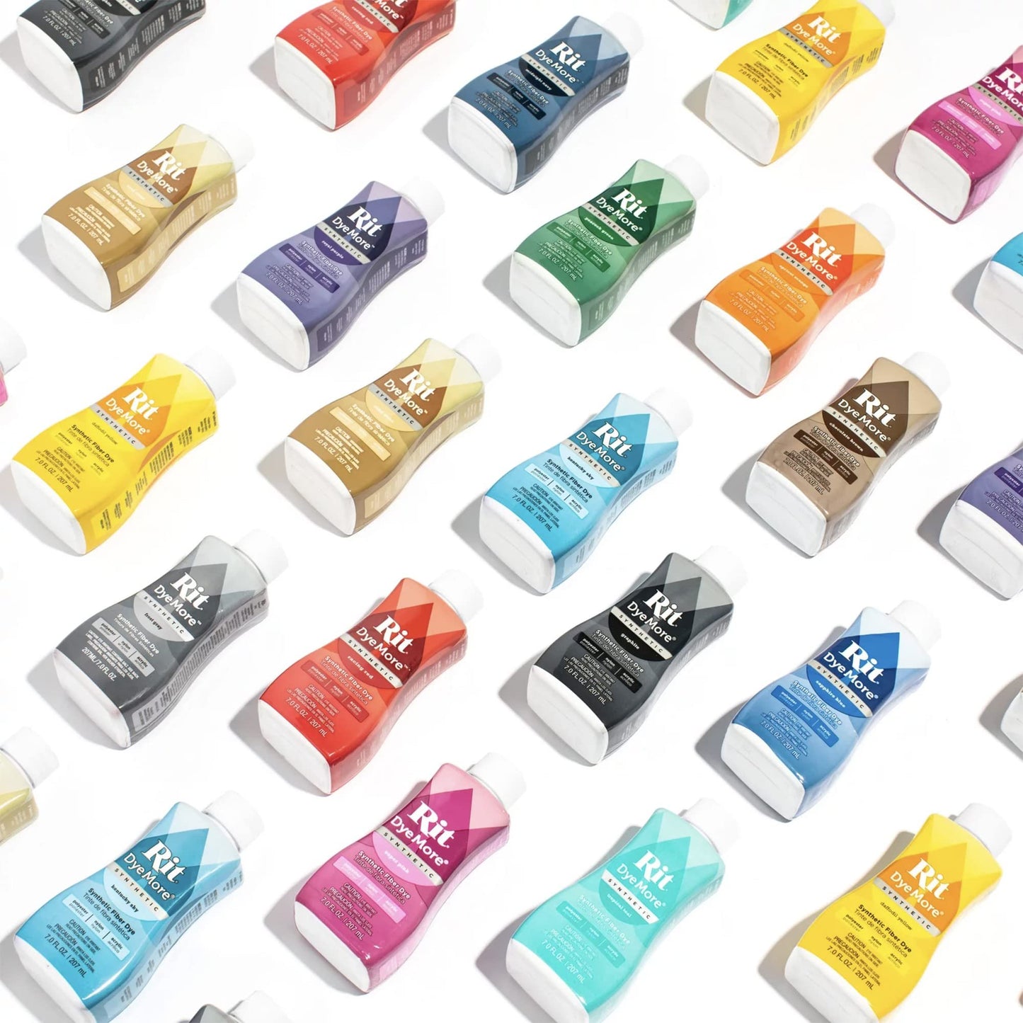 Synthetic Rit Dye More Liquid Fabric Dye - Ultimate Synthetic Rit Dye Accessories Kit - Available in Multiple Colors - 7 Ounces - Frost Gray