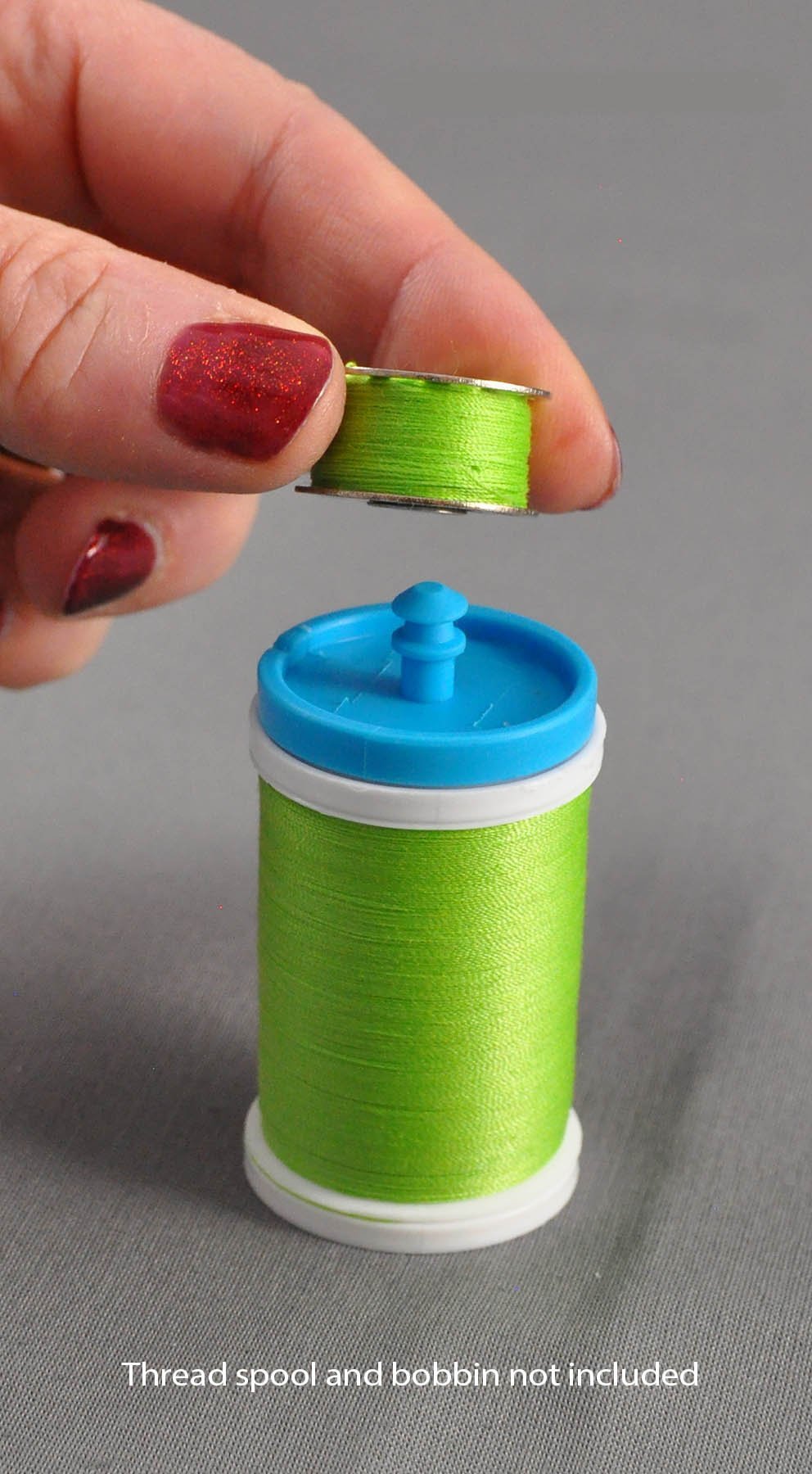 Taylor Seville Originals Bobbin Topper-Fits All Popular Sizes of Spools-Thread Lock Feature Helps Keep Thread Organized and Neat