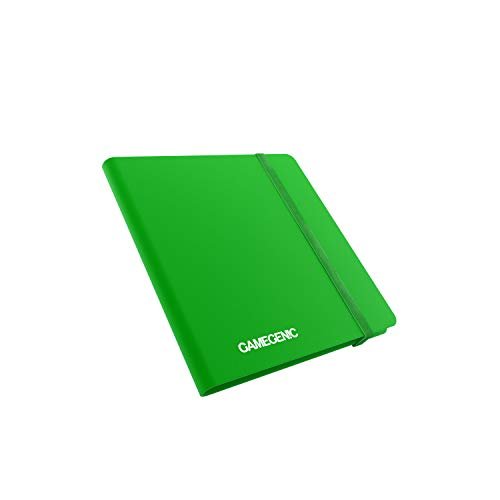 Casual Album 24-Pocket | Organize Standard and Japanese Size Collectible Cards | Premium Card Game Protector | Holds up to 480 Cards |Ideal for Playset Collections | Green Color | Made by Gamegenic