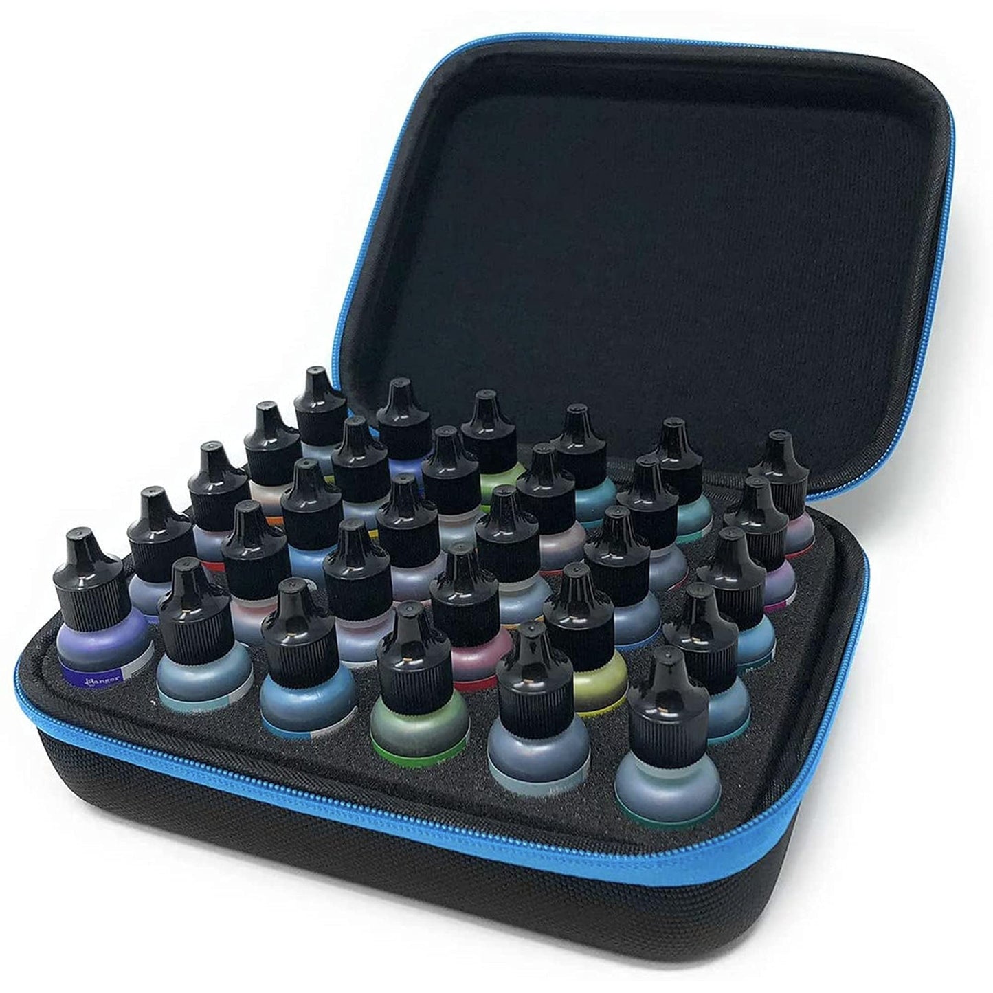 Alcohol Ink Storage Carrying Case Organizer by Pixiss, Stickles, Glossy Accents or Reinkers, Travel Case (Ink not Included)