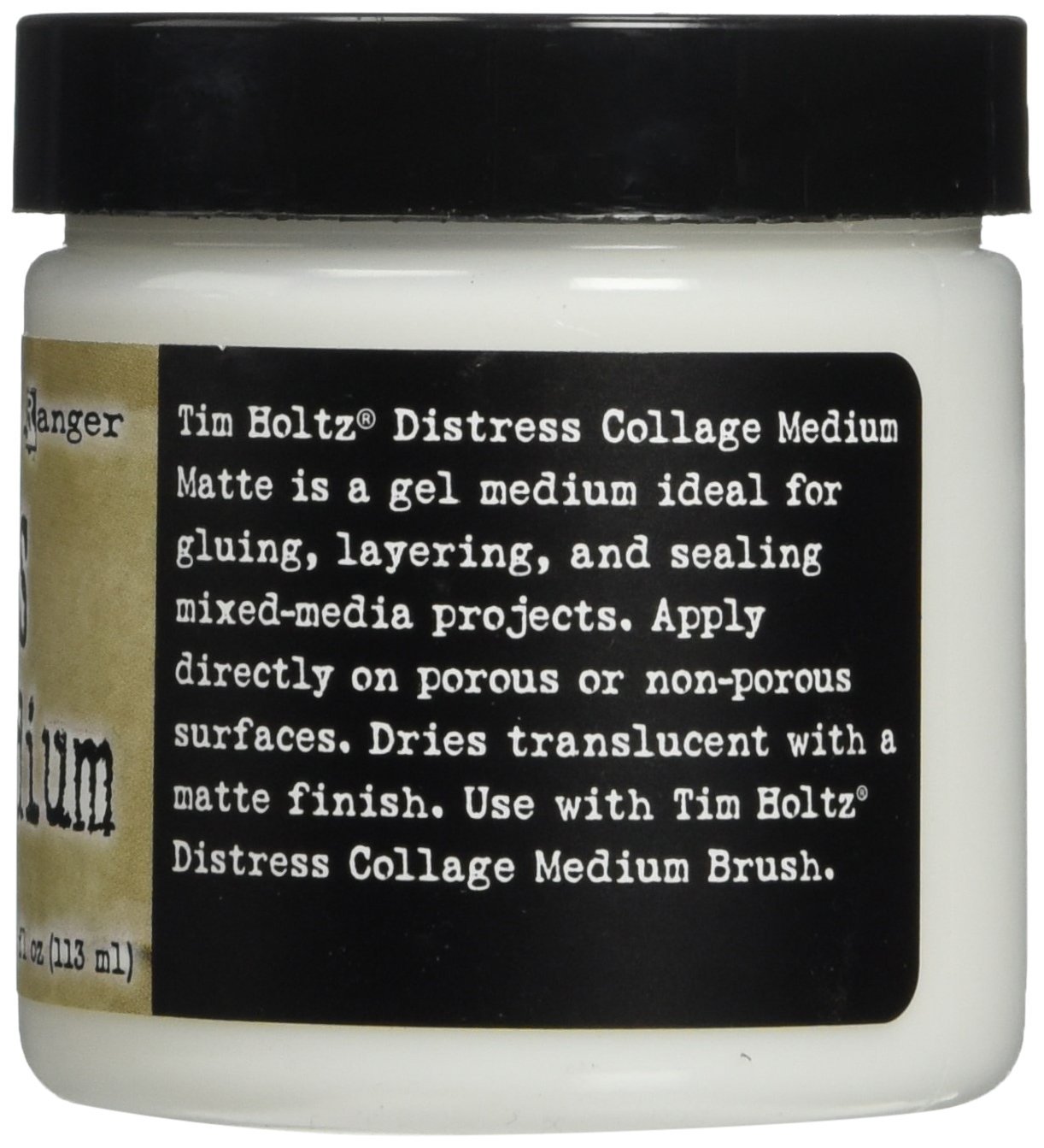 Ranger TDA47933 Tim Holtz Distress Collage Medium, Matte