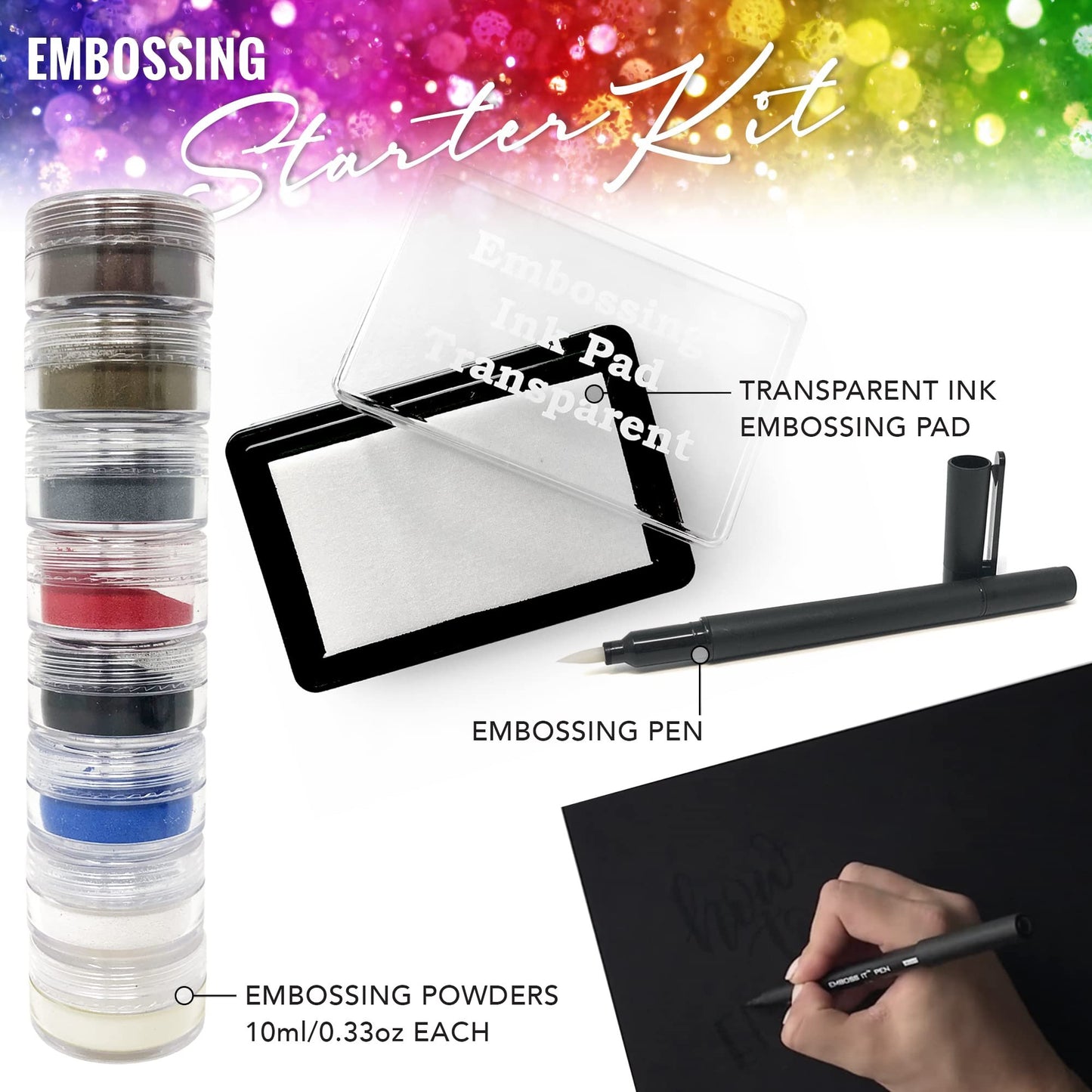 Pixiss Embossing Powder Bundle