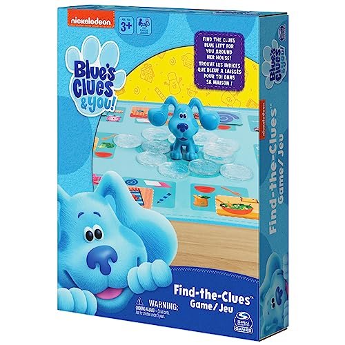 Blue's Clues Find The Clues, Matching Board Game, for Families and Kids Ages 3 and up