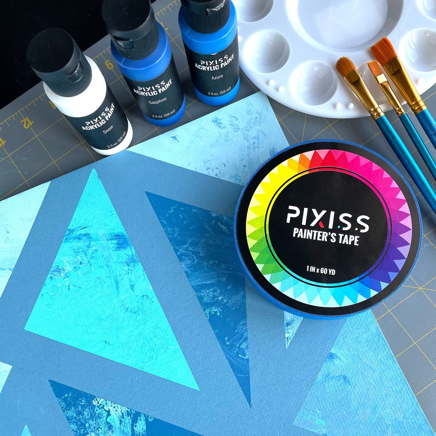 PIXISS Crafting Tape - 60 Yards / 1" Wide