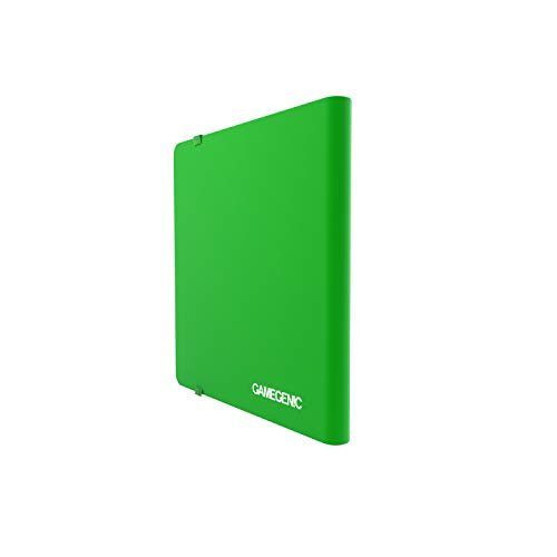 Casual Album 24-Pocket | Organize Standard and Japanese Size Collectible Cards | Premium Card Game Protector | Holds up to 480 Cards |Ideal for Playset Collections | Green Color | Made by Gamegenic