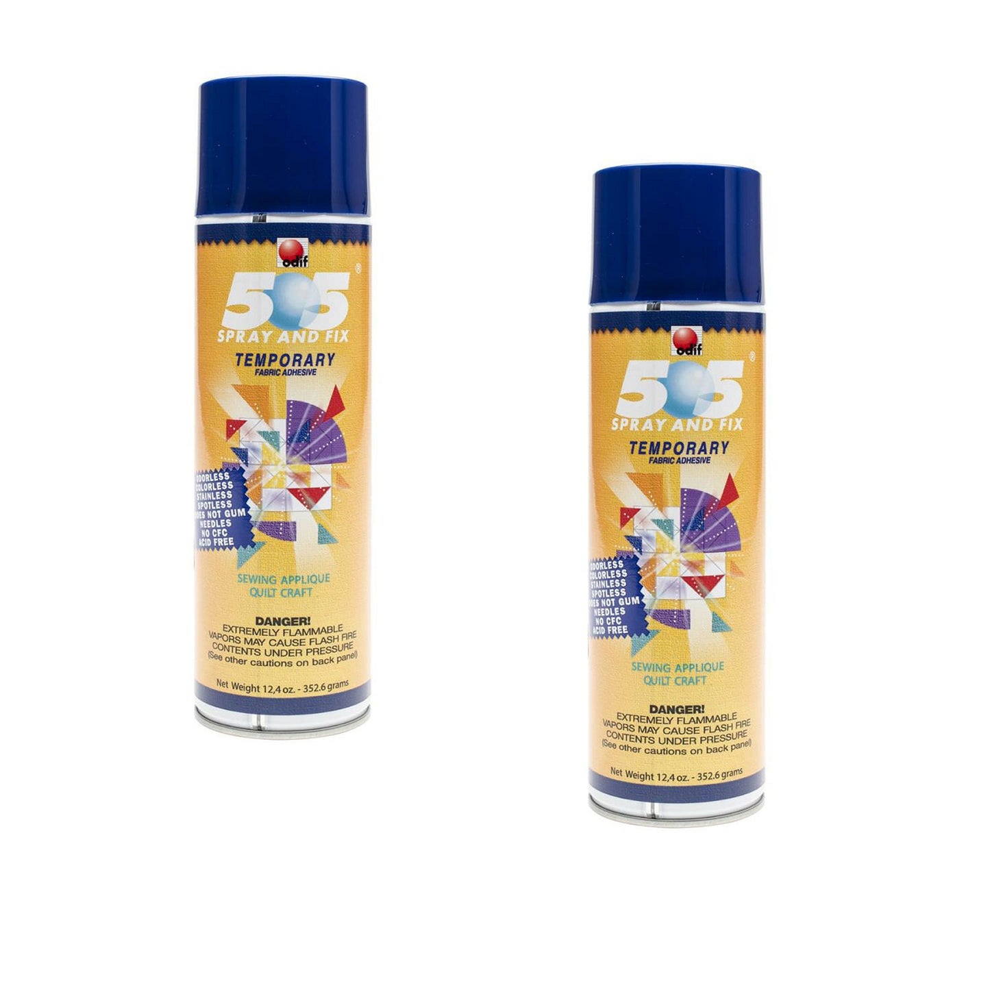 505 Spray & Fix Temporary Fabric Adhesive 2 Pack