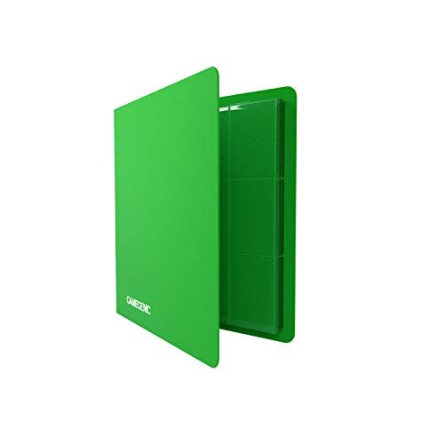 Casual Album 24-Pocket | Organize Standard and Japanese Size Collectible Cards | Premium Card Game Protector | Holds up to 480 Cards |Ideal for Playset Collections | Green Color | Made by Gamegenic