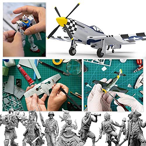Testors Model Paint Enamel 10pc Paint Set, Pixiss Model Paint Storage Case for Testors Paints (Holds 30 Bottles) (Military Colors)