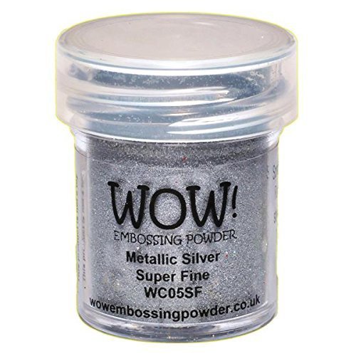 Wow! Embossing Powder Metallic Bundle: Gold, Silver, Platinum and Copper, 15ml (1) (1, Brown)