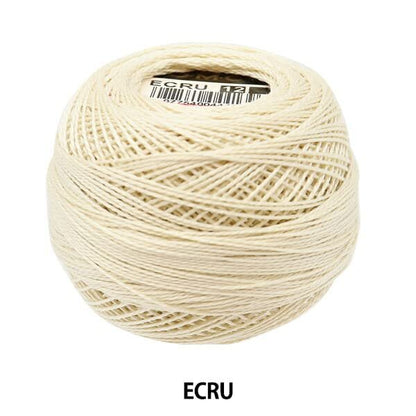 DMC 116 12-Ecru Pearl Cotton Thread Balls, Ecru, Size 12
