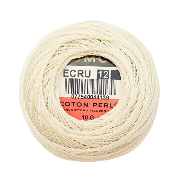DMC 116 12-Ecru Pearl Cotton Thread Balls, Ecru, Size 12