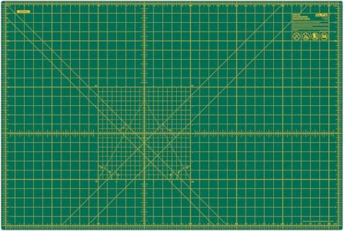 OLFA Double-Sided Self-Healing Rotary Mat 24""X36""-Green, RM-MG-01