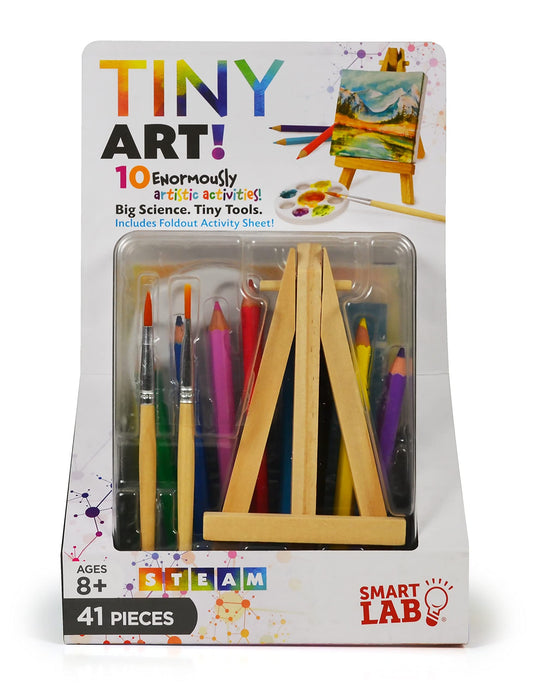 SmartLab Toys Tiny Art! - 10 Enormously Artistic Activities. Big Science. Tiny Tools, Multi