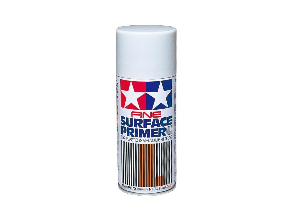 Tamiya Gray Fine Surface Primer L, 180ml Spray Can