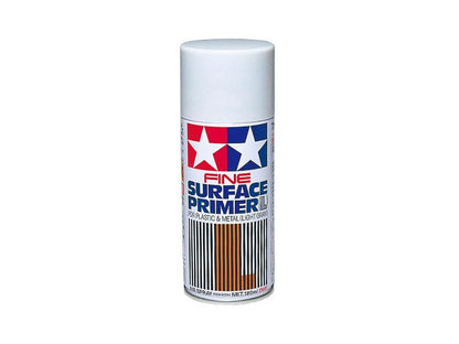 Tamiya Gray Fine Surface Primer L, 180ml Spray Can