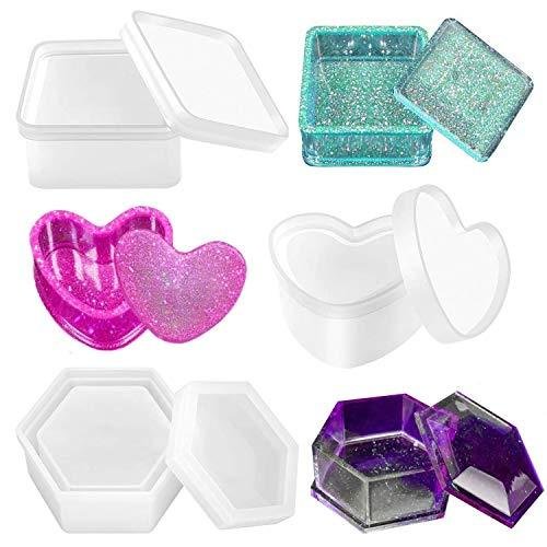 PIXISS Jewelry Box Resin Molds Kit