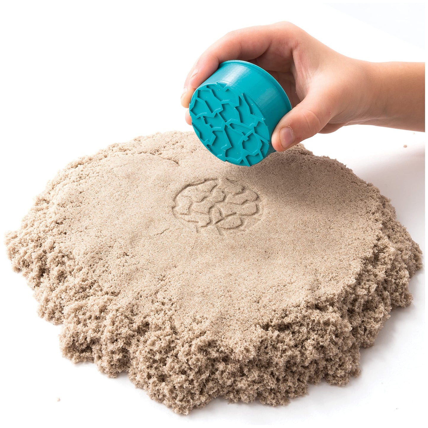 Kinetic Sand, Folding Sand Box with 2lbs of Kinetic Sand, Includes Molds and Tools, Play Sand Sensory Toys for Kids Ages 3 and up