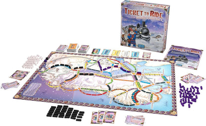 Ticket to Ride Nordic Countries Board Game - Embark on a Scandinavian Railway Adventure! Fun Family Game for Kids & Adults, Ages 8+, 2-3 Players, 30-60 Minute Playtime, Made by Days of Wonder