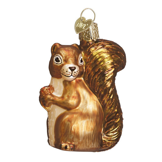 Old World Christmas Squirrel Wildlife Animals Glass Blown Ornaments for Christmas Tree