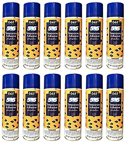 Odif USA 505 Spray and Fix Temporary Fabric Adhesive 12.4oz - Pack of 12