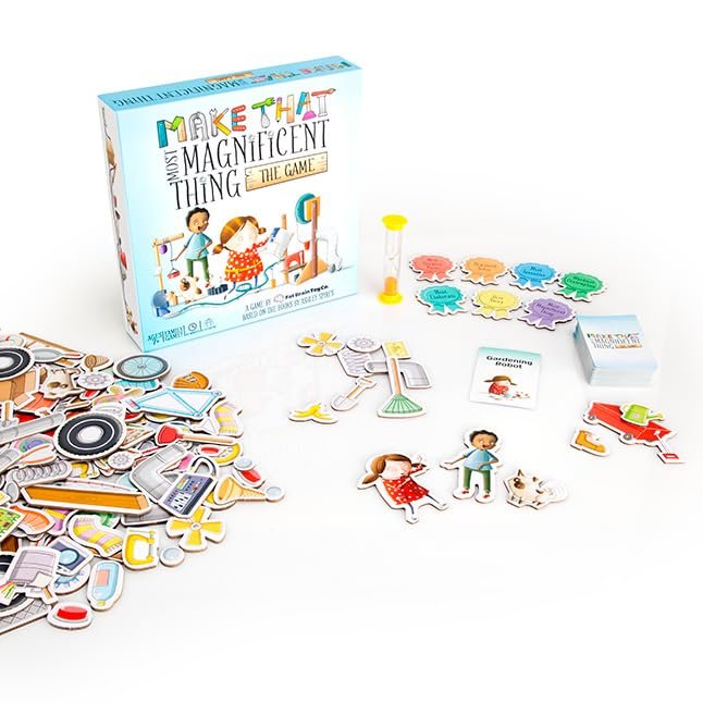 Fat Brain Toys Make That Most Magnificent Thing The Game - Make-and-Tell Game, Ages 7+