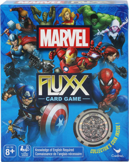 Marvel Fluxx Card Game with Collector's Coin