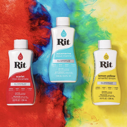 Rit Dye Color Stay Fixative Bundle with Gloves and Rubber Bands