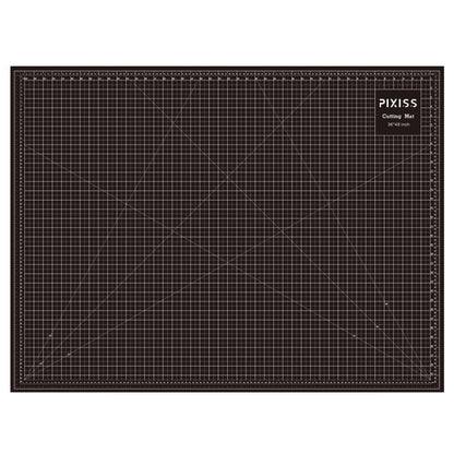 Pixiss Self-Healing Rotary Cutting Mat (48"x36") - Sewing Mat for Fabric, Quilting, and Crafts - Non-Slip Surface, Grid Lines, and Durable Design