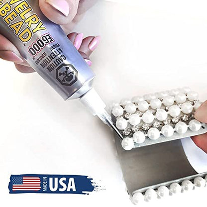 E6000 1-Ounce Jewelry and Bead Adhesive with 4 Precision Applicator Tips for Jewelry Pixiss Art Dotting Stylus Pens 5 pcs Set - Rhinestone Applicator Application Kit