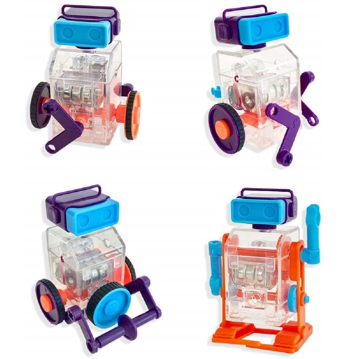 SmartLab Toys TINY Robots with 15 Ingenious Motorized Builds. Big Scie ...