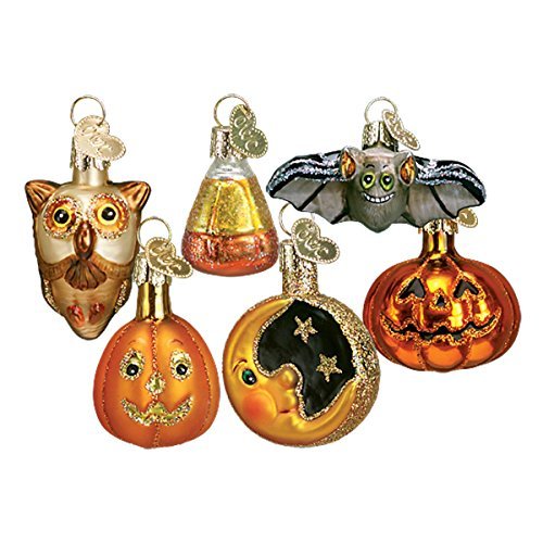 Old World Christmas Ornaments: Halloween Decorations Glass Blown Ornaments for Christmas Tree, Miniature Halloween