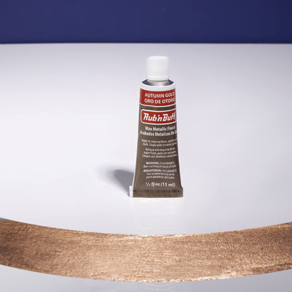 AMACO Rub 'n Buff Wax Metallic Finish, Autumn Gold, 0.5-Fluid Ounce (76372M)