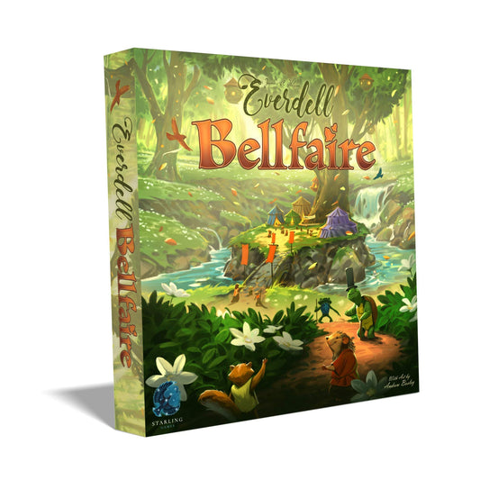 Everdell Bellfaire Expansion | Adds 5th and 6th Player Option to Everdell | New Critter Powers | Cardinal and Toad Meeples