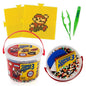 Super Mario Bros 3 Perler Beads Set with Perler Bead Pegboard (x3), Perler Tweezers (x2) and Ironing Paper - Fuse Bead Kit for Mini Beads Pixel Art - 5000 pcs Perler Beads Kit